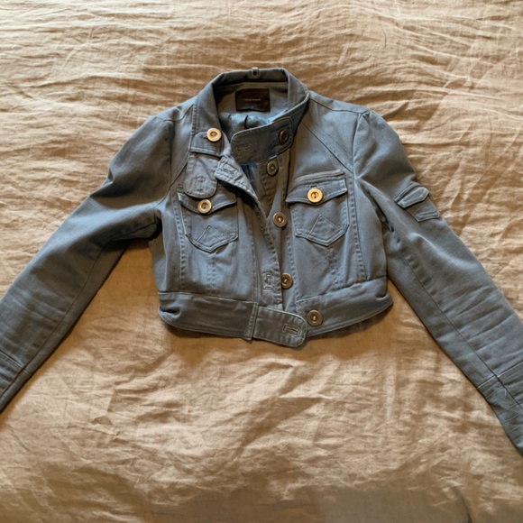 Vero moda blue military style jacket - Picture 4 of 4